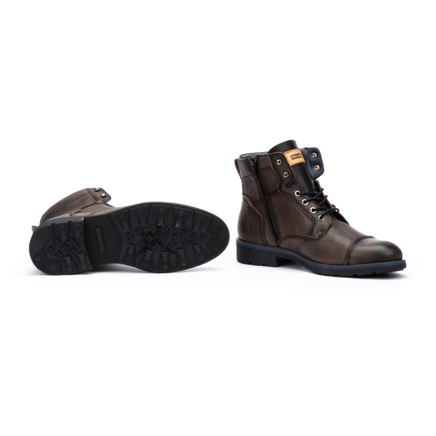 Men's Pikolinos YORK Ankle Boots Brown | NZ F2A53Q8